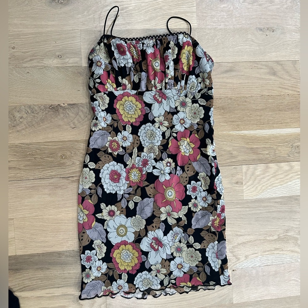 Forever 21 Floral Spaghetti Strap Slip Dress